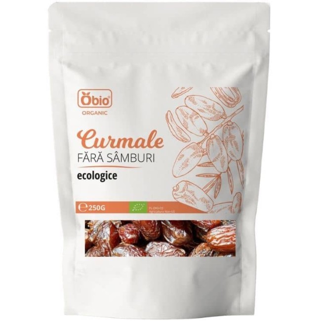 Curmale fara samburi bio 250g Obio